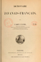 Dictionnaire Javanais-Français, L'Abbé P. Favre, 1870, #917: Citra 1 dari 8